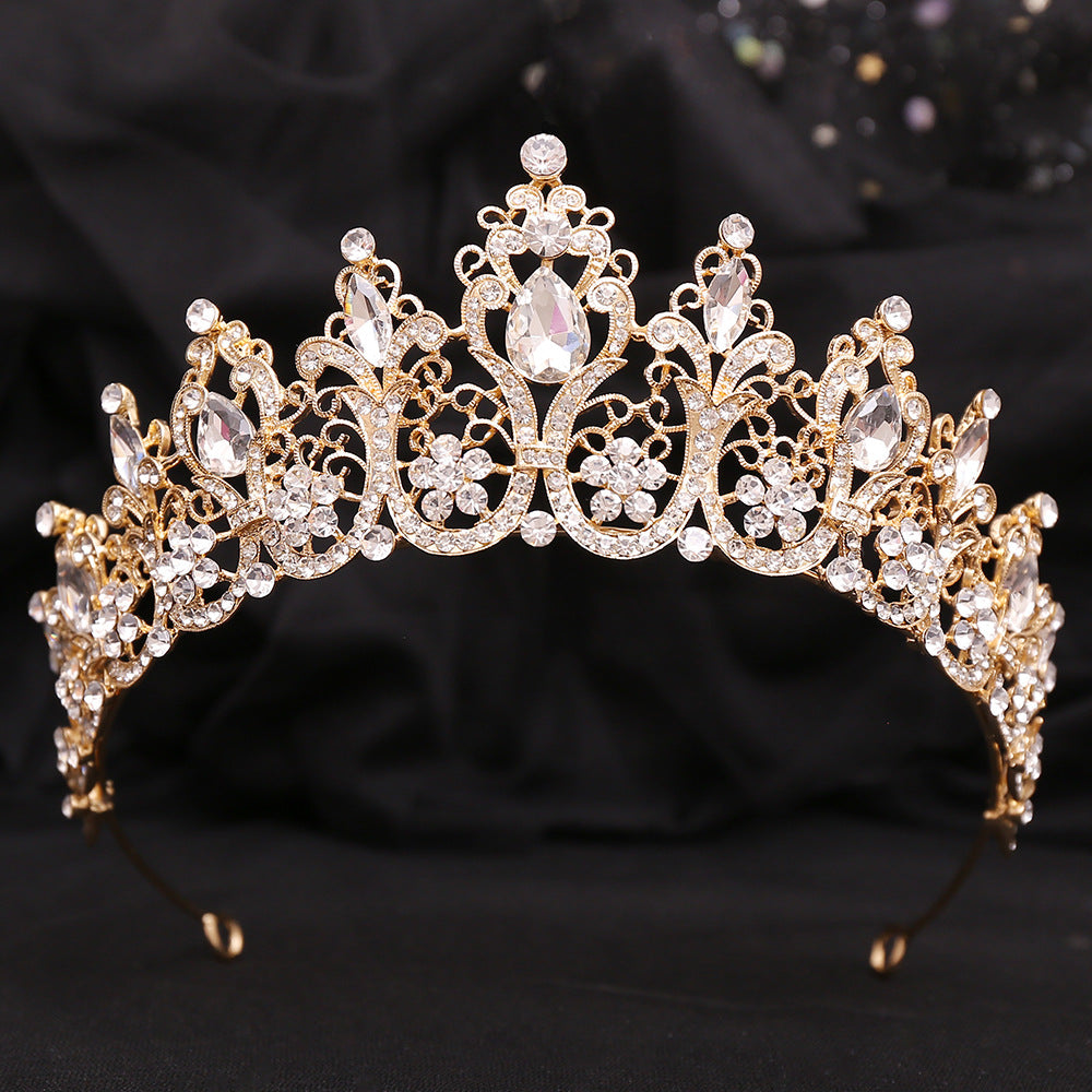 Tête de mariée en cristal européen et américain
