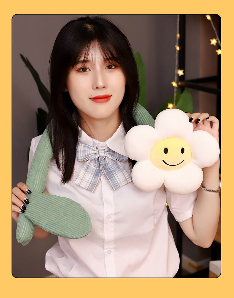 Poupée Cute Cartoon Sunflower Rideau Buckle Plush