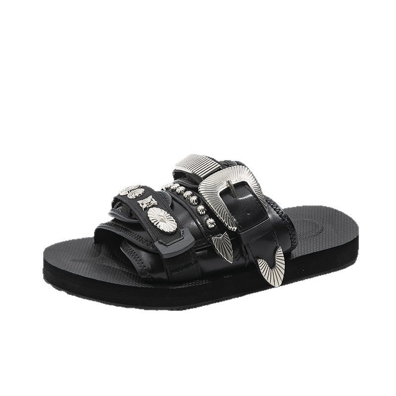 Pantoufles d'extérieur Casual Lightweight en argent