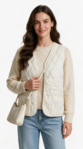 Veste de puffer matelassée pour femmes