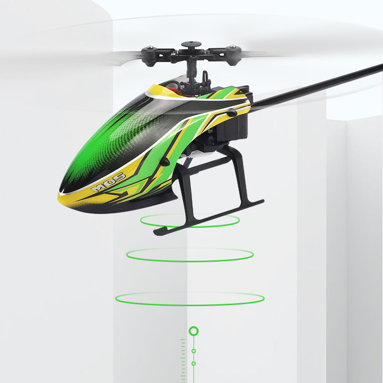 Hélicoptère à quatre voies à six axes autostabilisant
