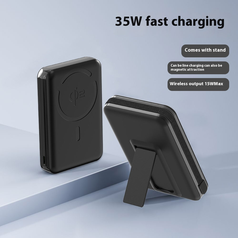 QI2 Magsafe magnétique Banque de puissance sans fil Bracket 3-en-un 15W avec câble