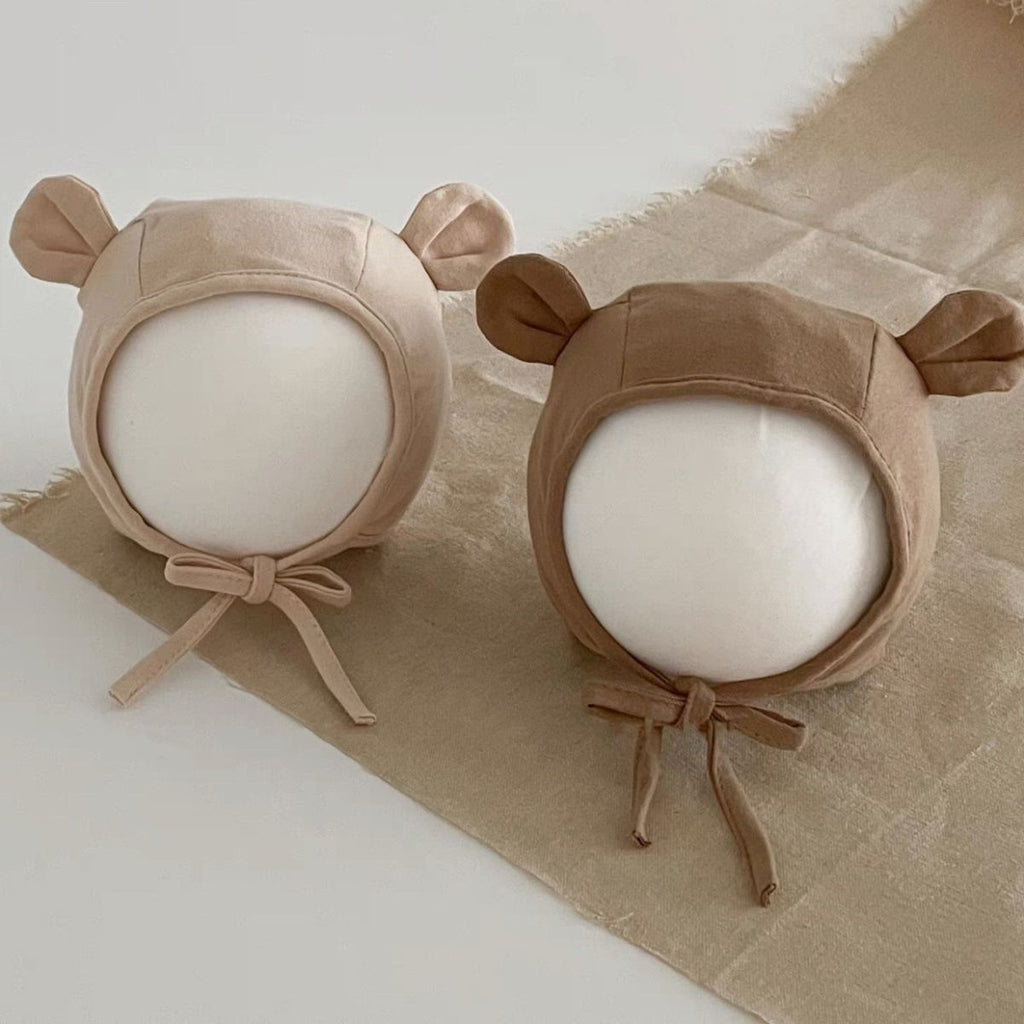 Chapeau bébé et bébé pour le printemps et l'automne avec protection des oreilles pour les nouveau-nés