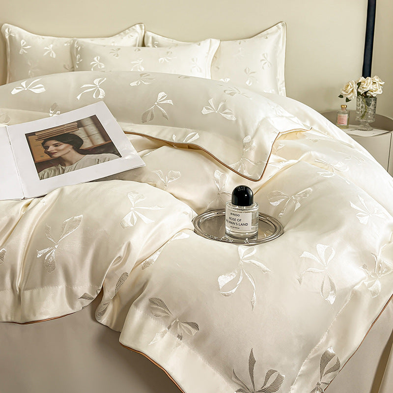 Couverture de couettes d'été de style européen en silk glacé