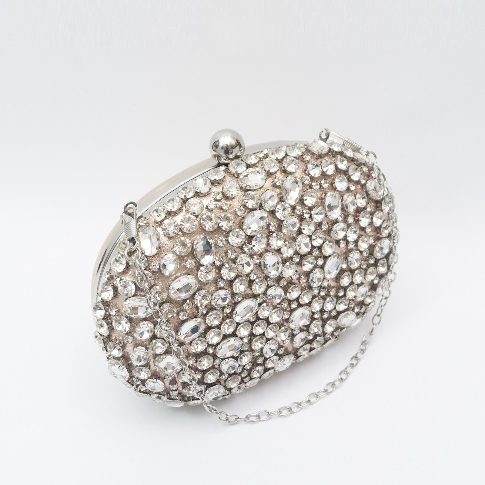 Oeuf d'Oeuf d'Oie de pierre de style chaud Cheongsam chaîne sac d'embrayage