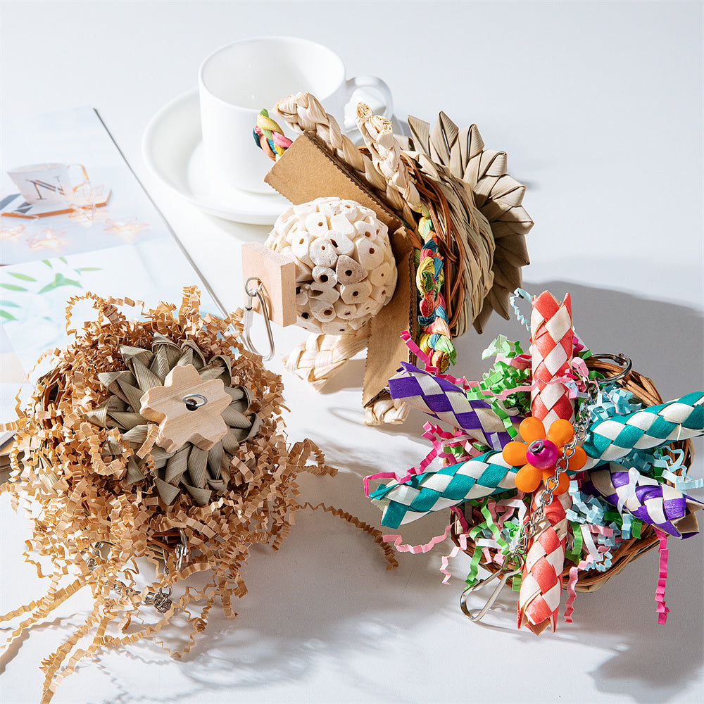 Accessoires de jouets pour oiseaux de perroquet