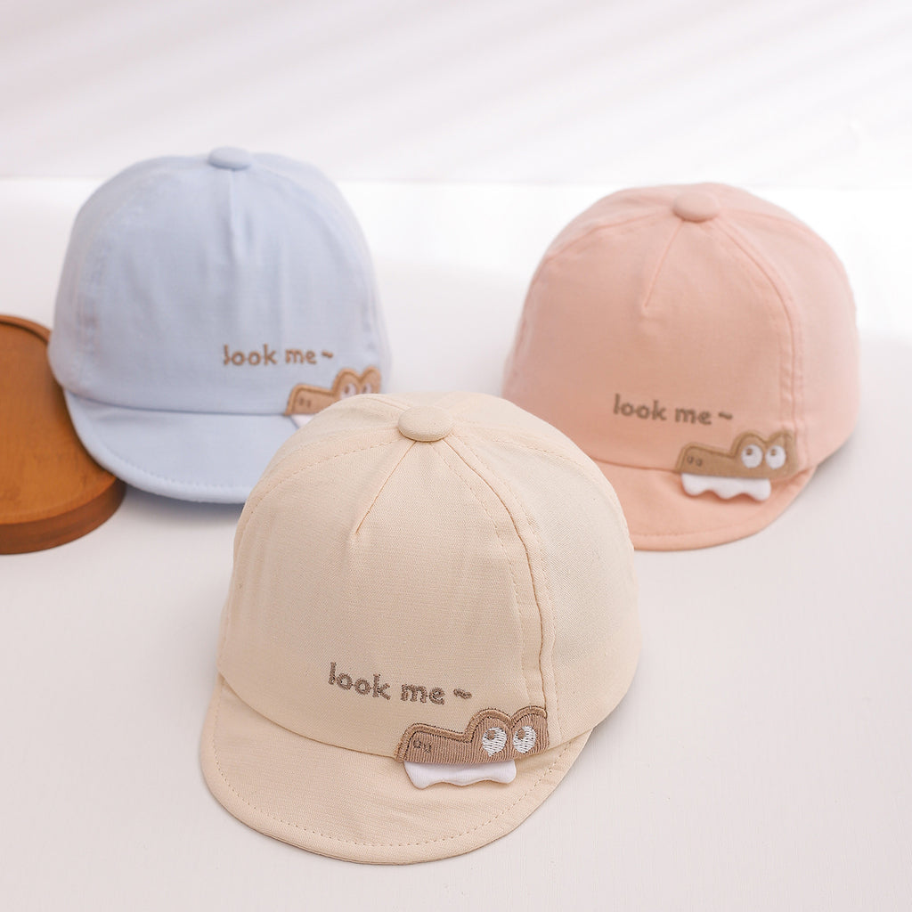 Summer Cartoon pour enfants Crocodile Lettre Broderie Cute Style Casquette de baseball