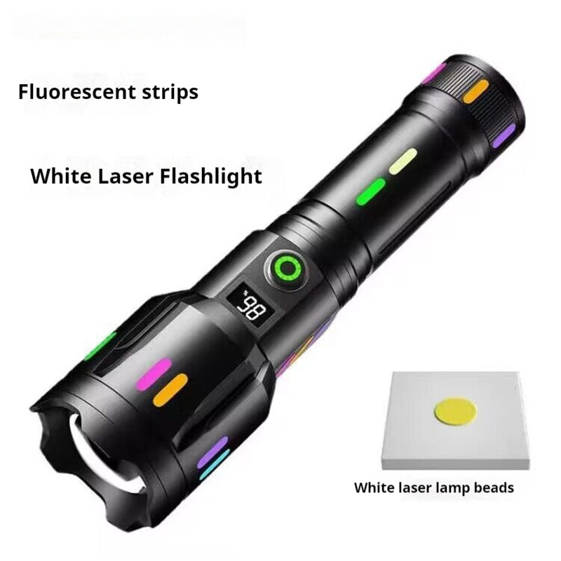 Torche LED couleur laser blanc