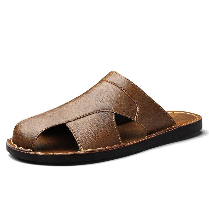 Sandales de plage pour hommes à la main