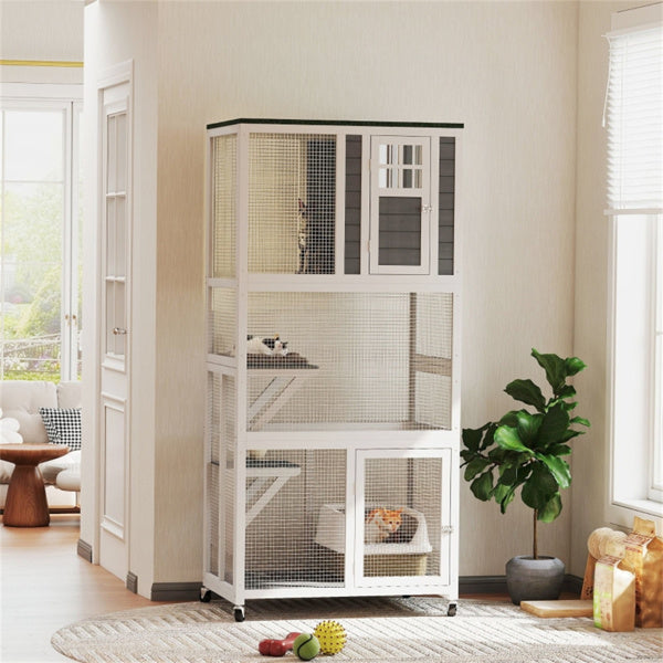 Escaliers pour animaux de compagnie Cat Climbing Tower Cat House