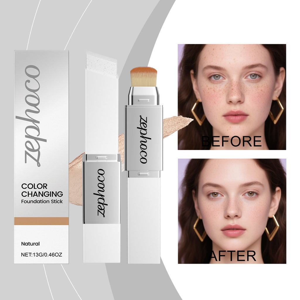 Deux en une couleur changer la fondation Maquillage bâton - naturel Couleur-13g 1 boîte
