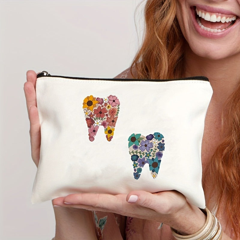 Poche zippée en toile pour enfants