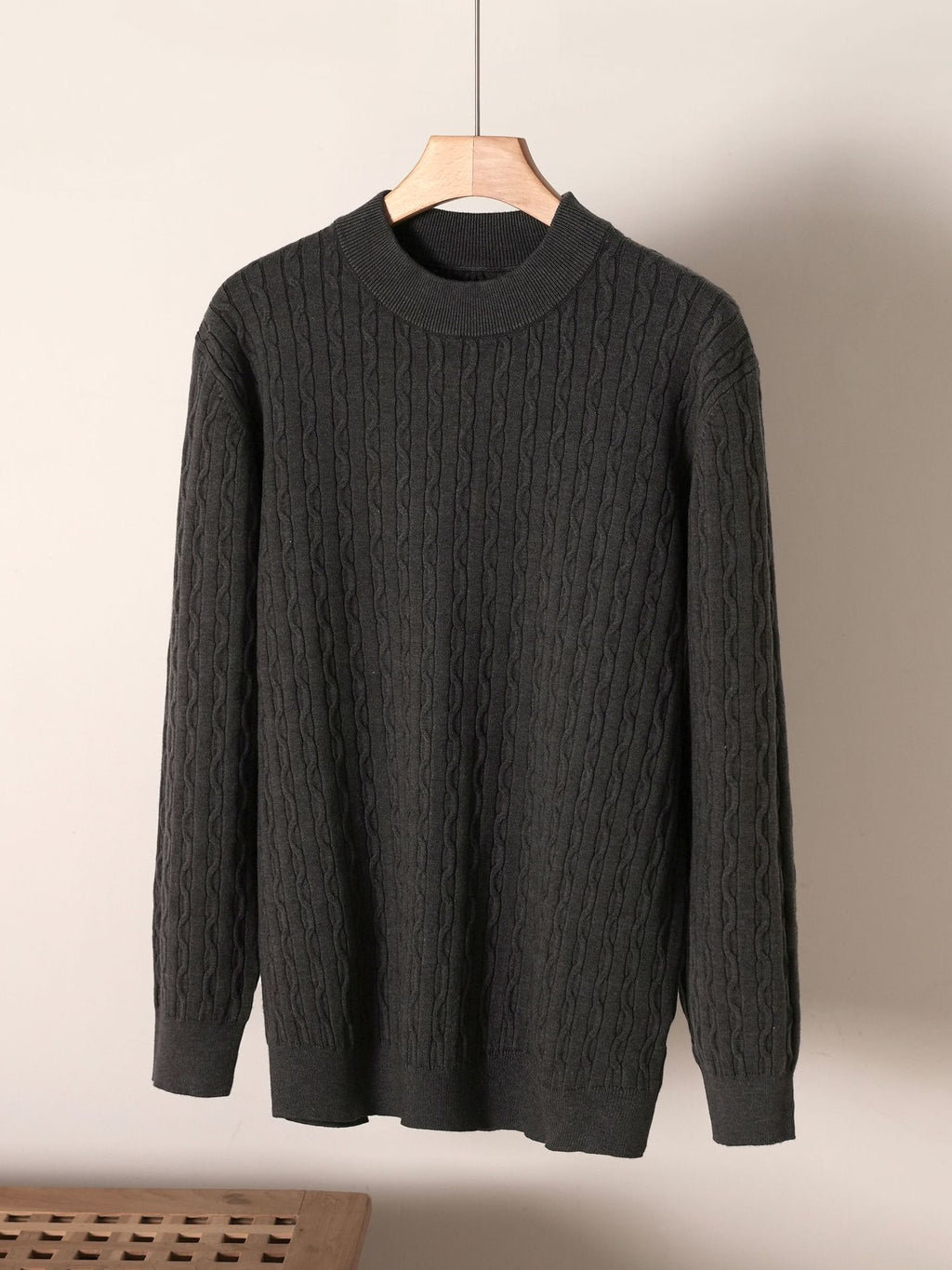Pull-over en col rond à col rond pour hommes