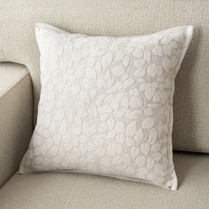 Style Ins Minimalist Carré Oreiller Canapé Dans Chenillelight Luxe frais et élégant