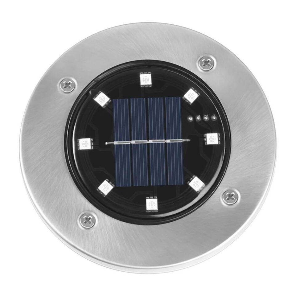 LED Solar Underground lumière imperméable à la couleur changement de jardin lampe enterrée