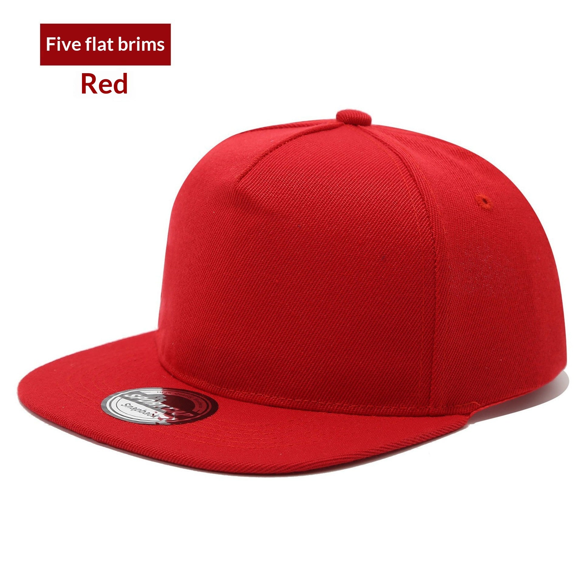 Casquette de baseball polyvalente à bord plat pour l'extérieur et la rue offrant une protection solaire