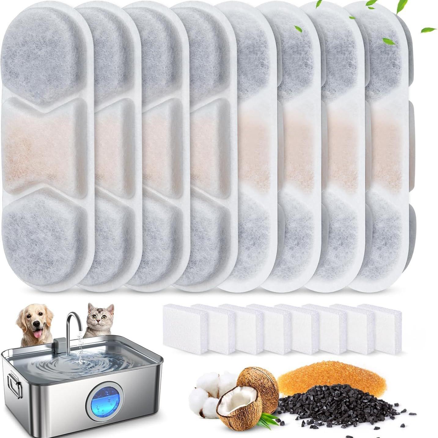 Cartouche de filtre en acier inoxydable pour animaux de compagnie
