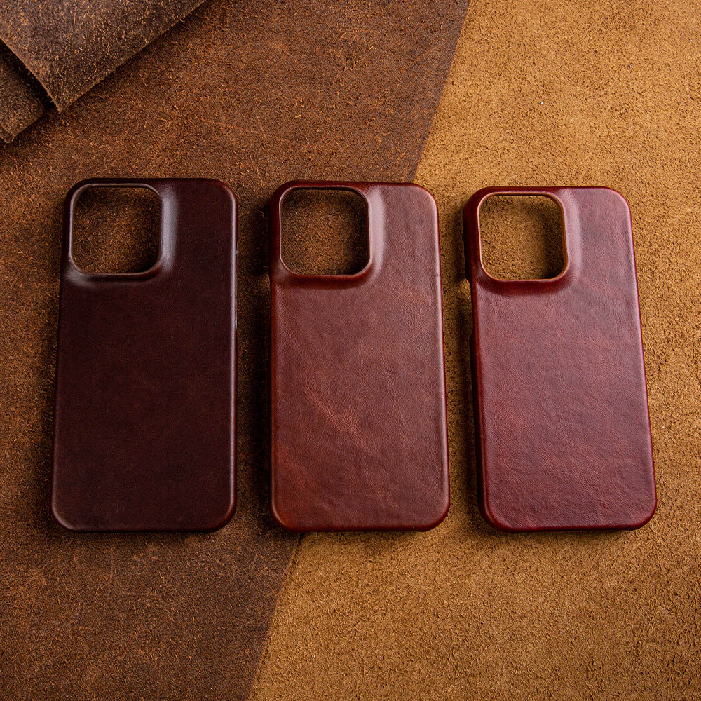 Protection en cuir haut de gamme Téléphone portable Shell