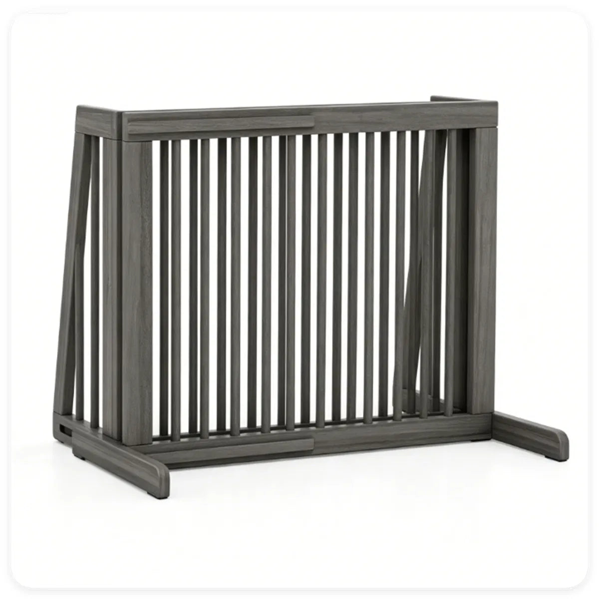 Porte en bois extensible réglable 22 pouces Tall Freestanding Safety Fence
