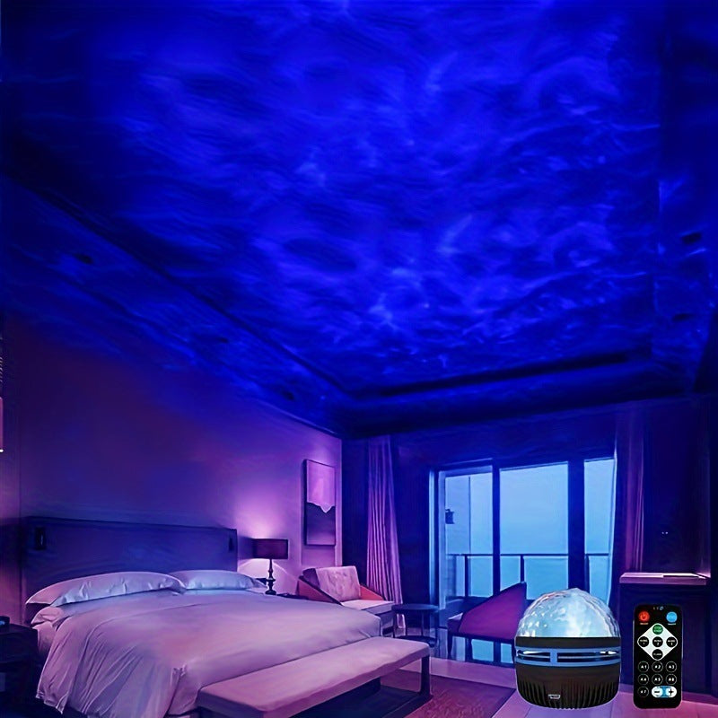 Eau Ripple Bedside Northern Lights Spiral Ambiance Light Starry Sky