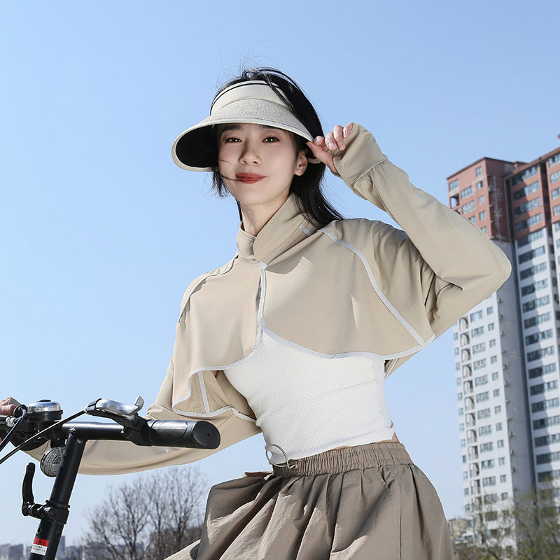 Chemise de soleil à manches longues pour les femmes
