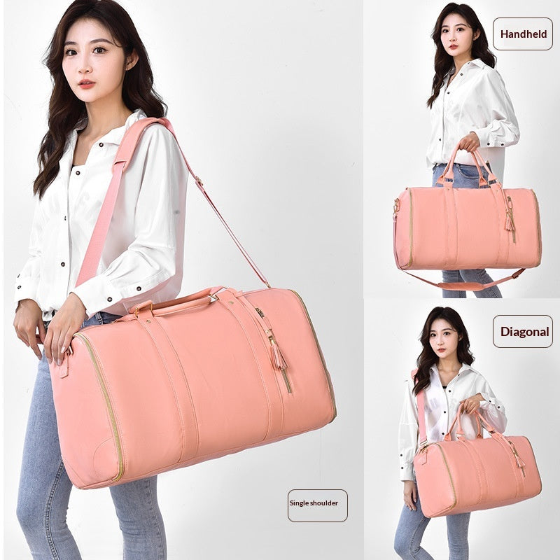 Sac de voyage pliant pour dames Sac à main PU