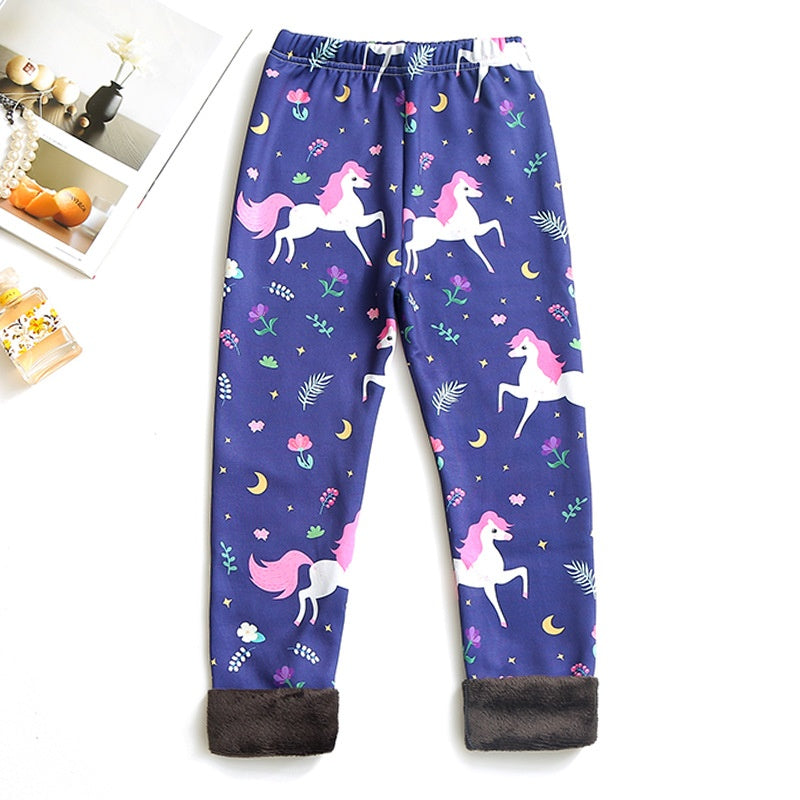 Filles Fine-Flannel PrintempsAutomne Vêtements de dessus Pantalons lait-viscose