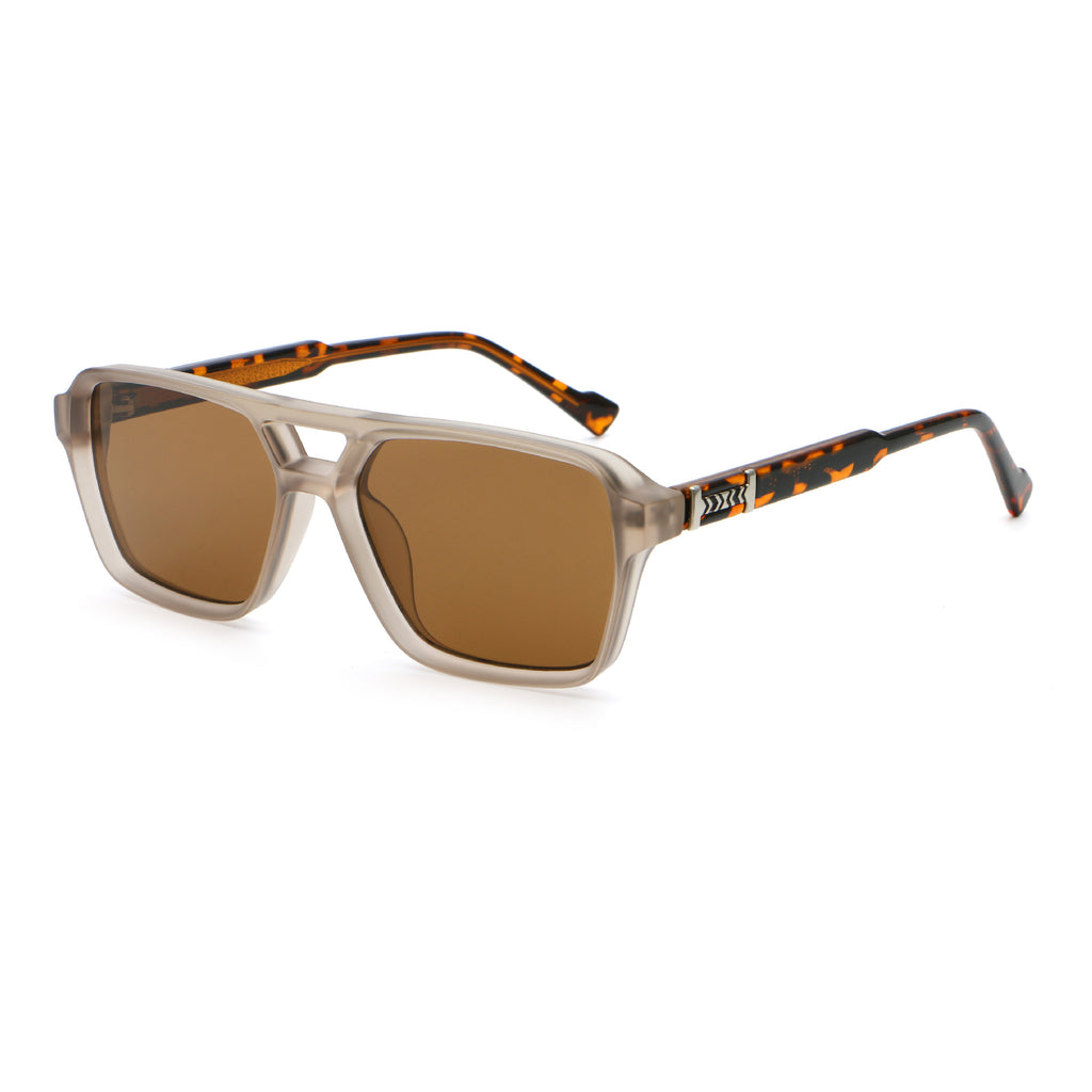 Lunettes de soleil à double pont anti-UV pour hommes et femmes