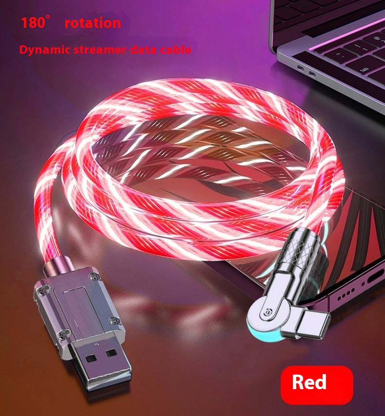 Colorful Cheval Racing Light Car Atmosphère Fil de charge Super rapide