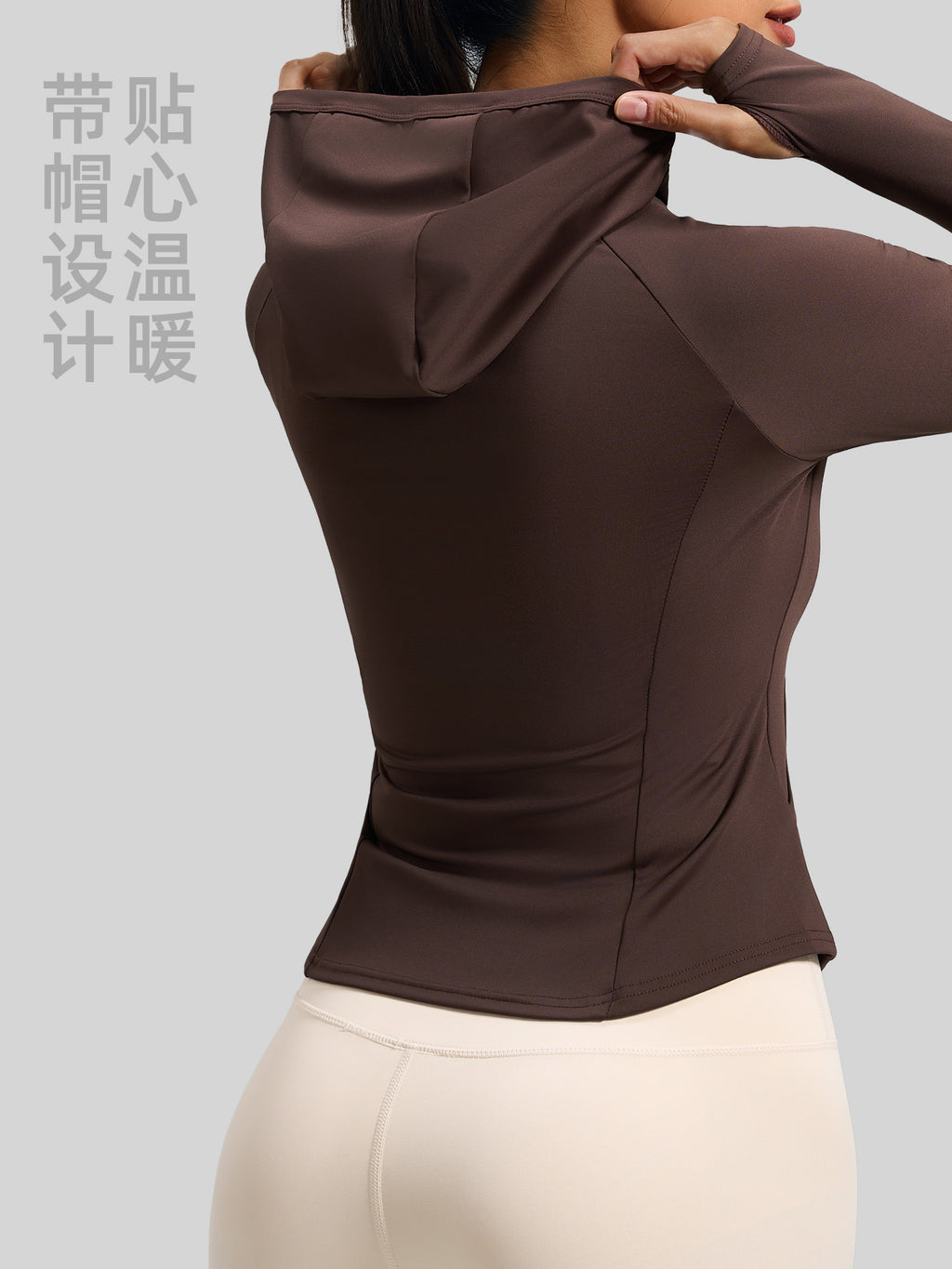 Juyitang printemps femmes à capuche Fitness femmes sport veste de yoga avec pocke