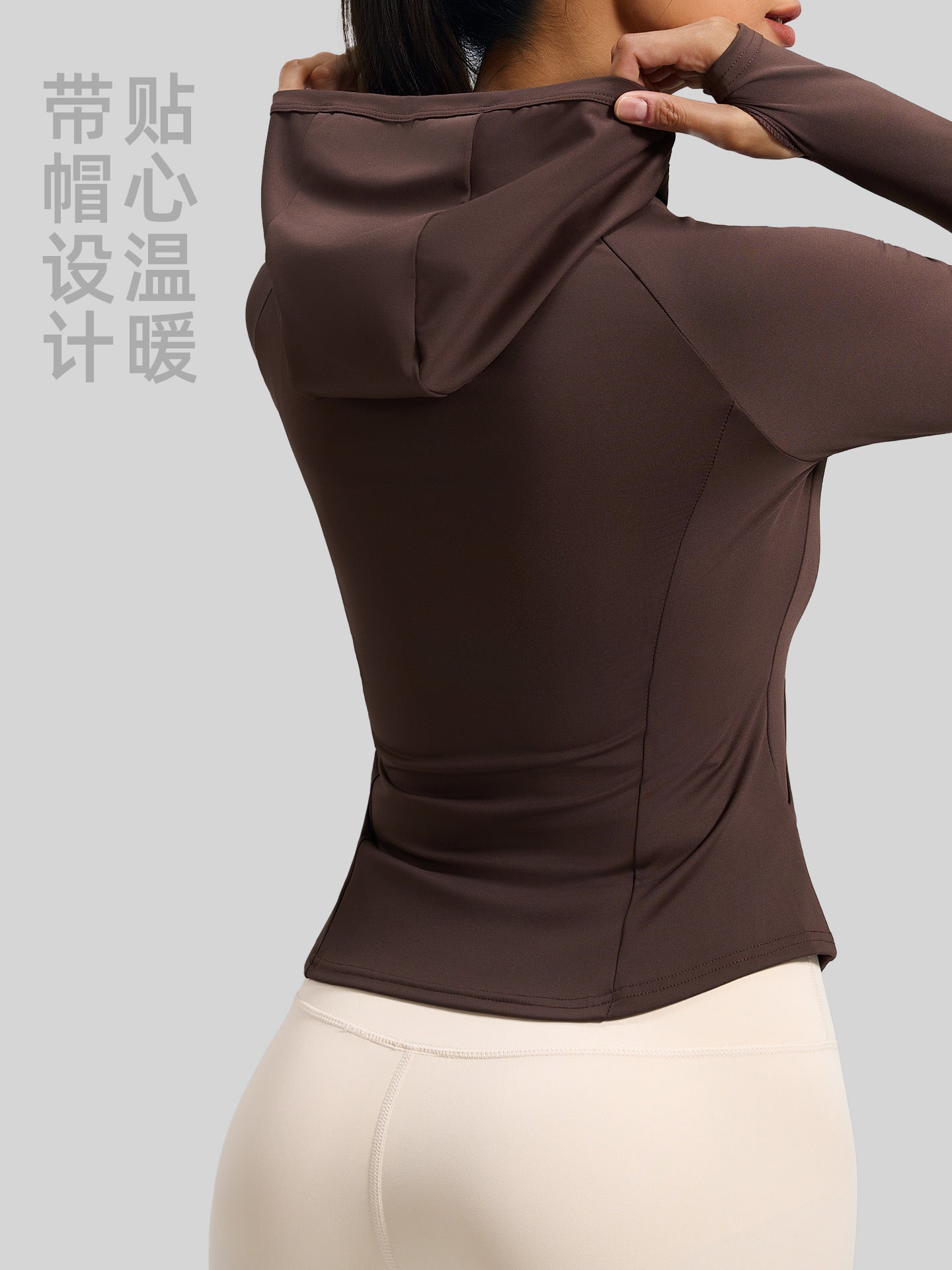 Juyitang printemps femmes à capuche Fitness femmes sport veste de yoga avec pocke