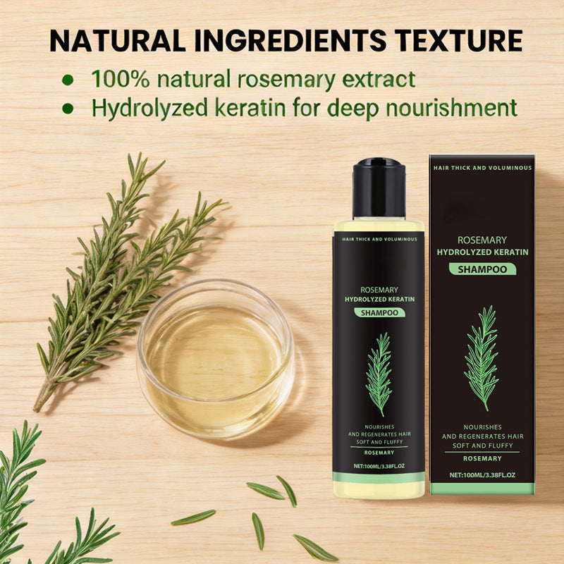 Shampooing à base de plantes de romarin