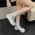 Femmes Respirant Mesh Sport Platform Sandales Matching Casual Daily