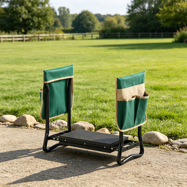 Kneeler et siège de jardin pliant