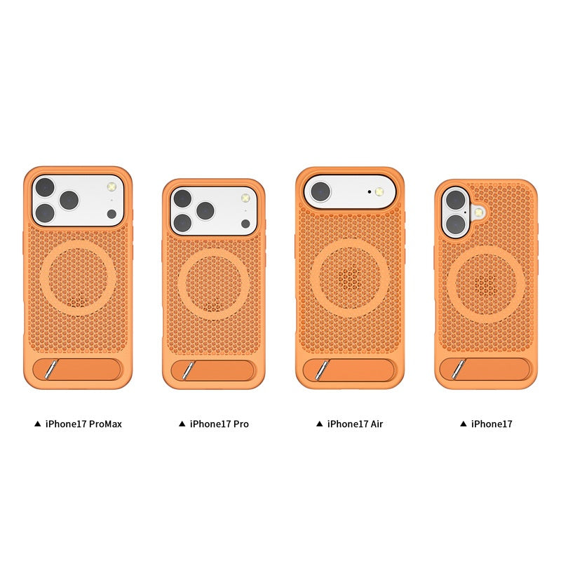 Cas de téléphone à sensation cutanée avec un support d'inclinaison