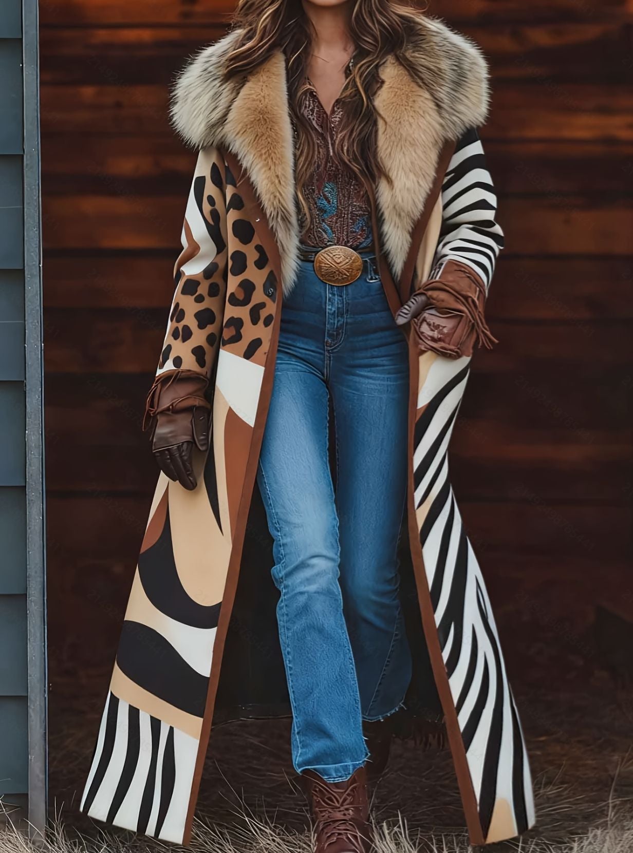 Retro-style En peluche brise-vent mode et chaud pour l'automne et l'hiver