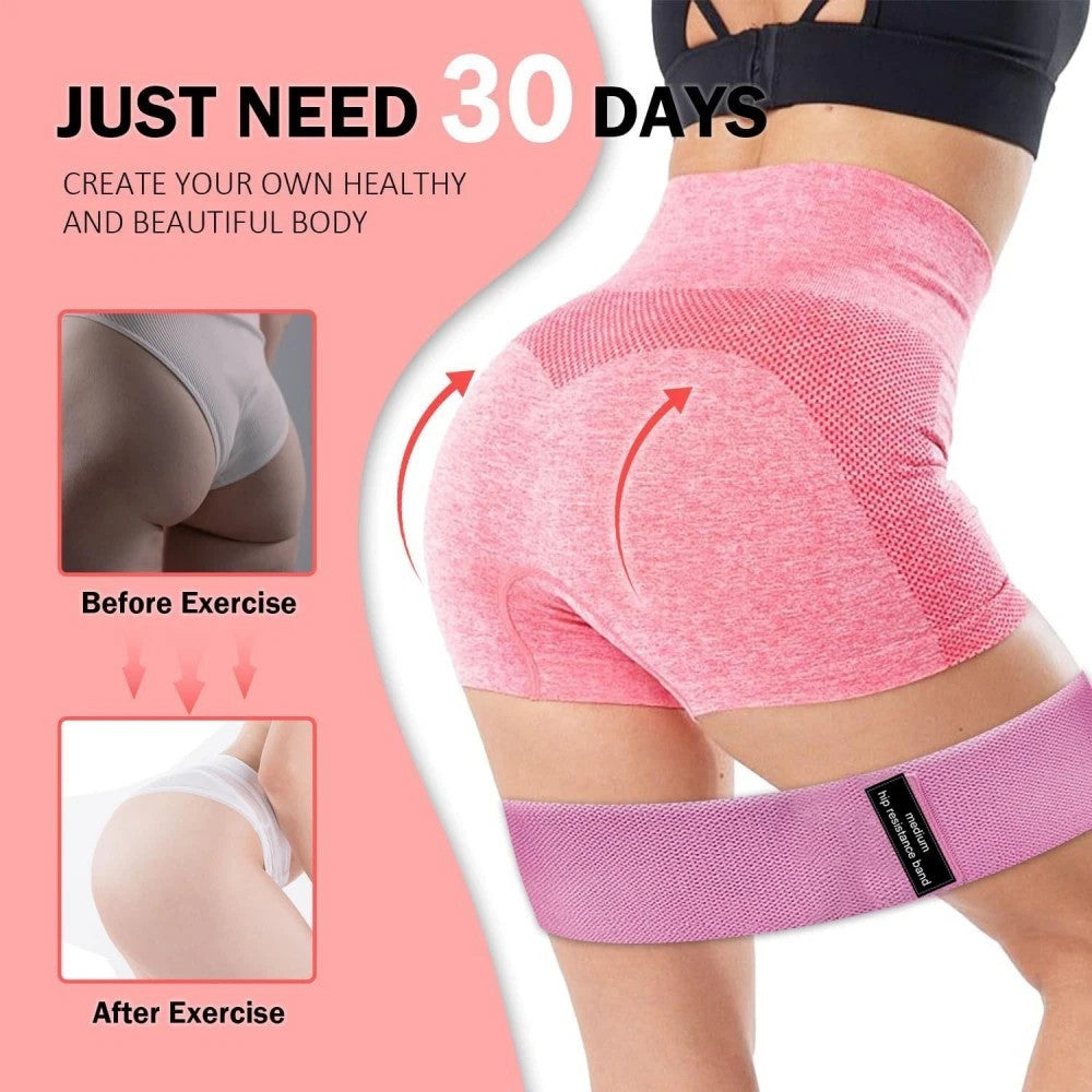 Bandes de résistance Ensemble de boucles d'entraînement d'exercice 3 Crossfit Fitness Yoga Booty Band