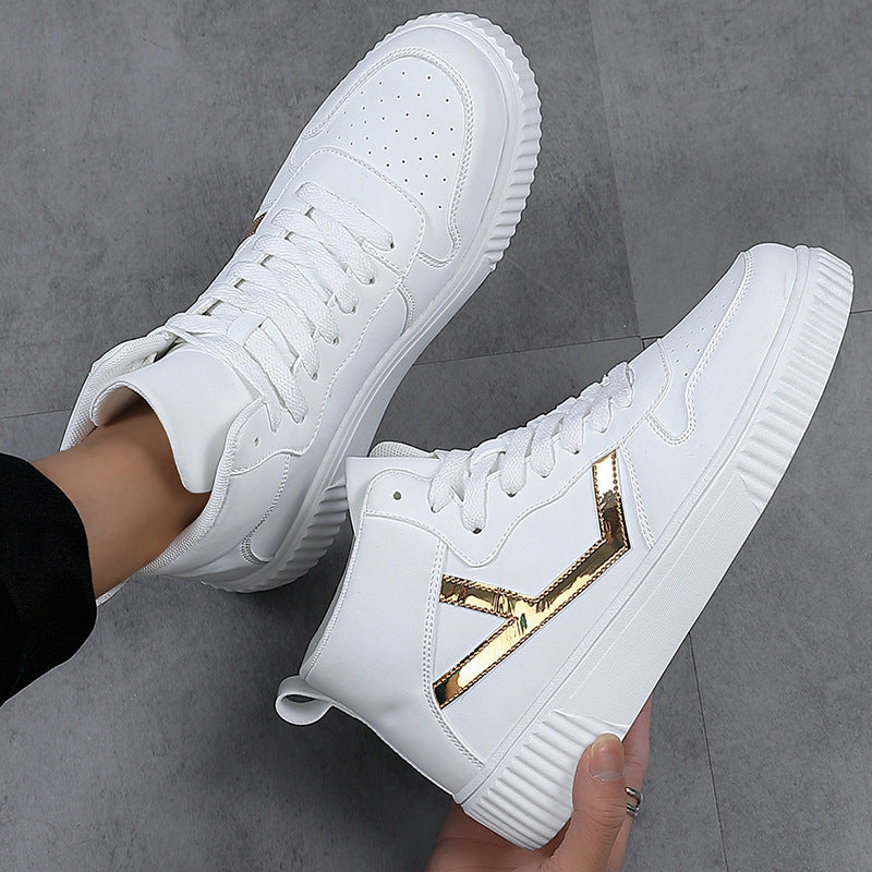 Couple Mid-top Korean Style Spring Sneakers