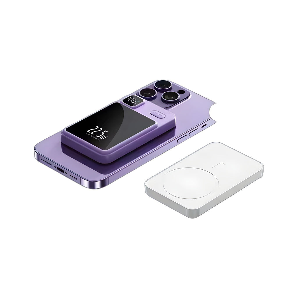 Léger Magnetic Wireless 22W Charge rapide Banque de puissance Charger Alimentation Mobile