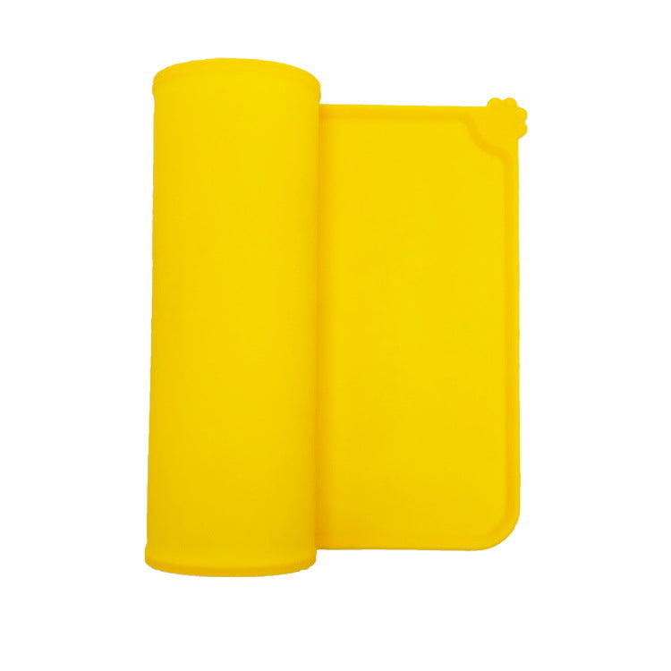 Nourriture Grade Silicone Pet Placemat Square Waterproof Non-Slip Diet Mat Cat Dog Pet Pad