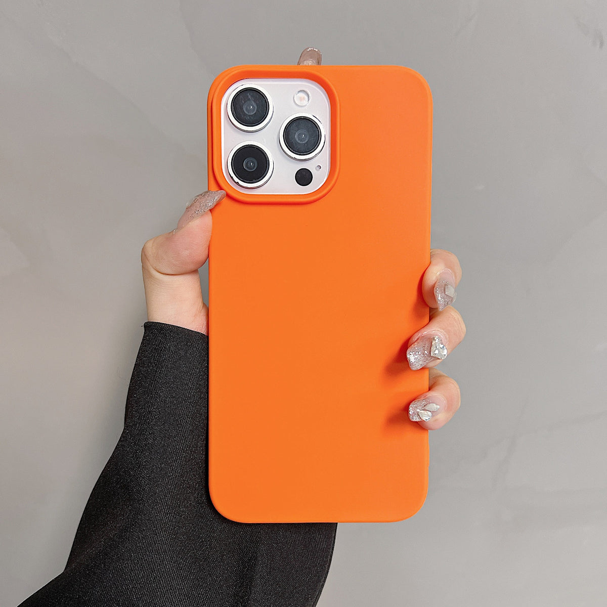 Solid Color Demi-paquet Skin Feeling Matte Cover Protection Case