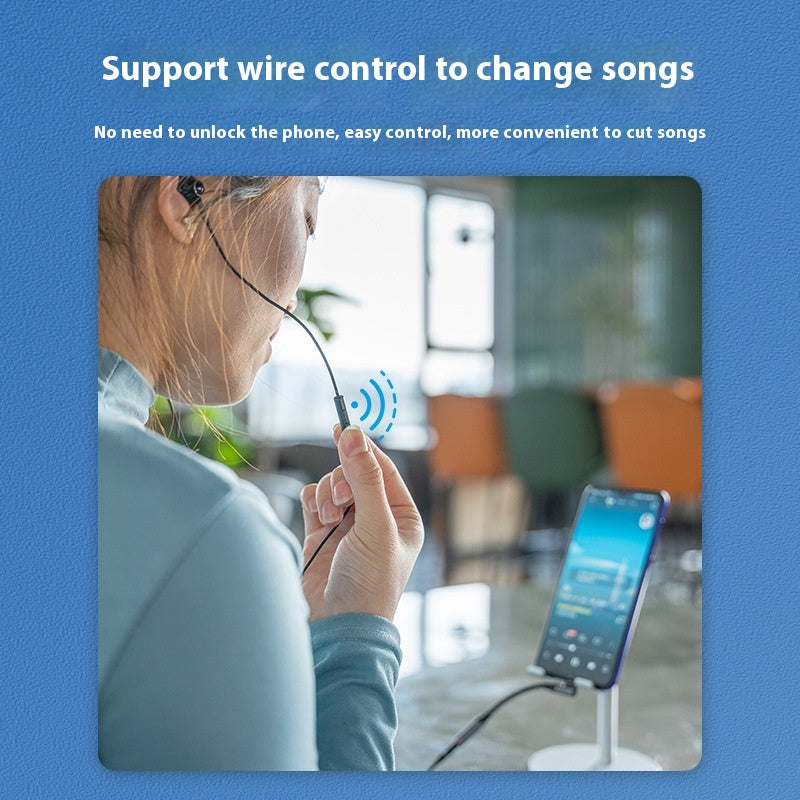 Adaptateur d'écouteurs de téléphones portables Écouteurs audio Splitter Un divisé en deux
