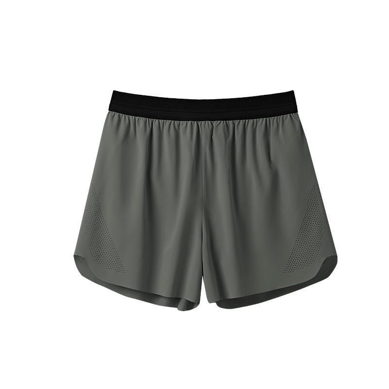 Short de course en deux pièces coupe laser Pantalon de fitness extérieur
