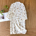 Women's Gauze Kimono Robe and Nightgown