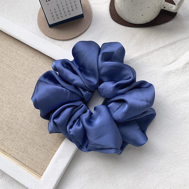 Grande bande de cheveux lisse Satin français élégant