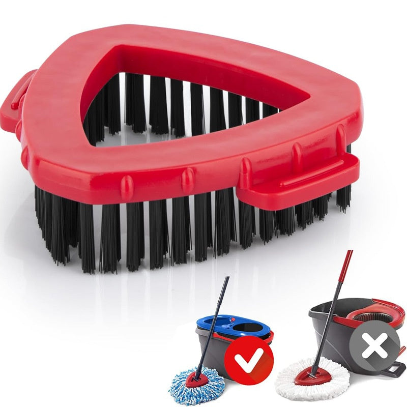 Tête de rechange pour brosse de nettoyage triangulaire