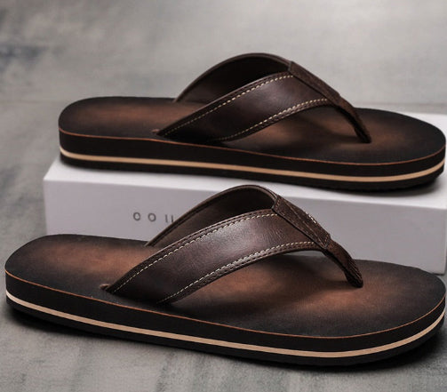 Hommes Flip-flops Arrivées d'été Non-dérapant et occasionnel pour l'usure extérieure
