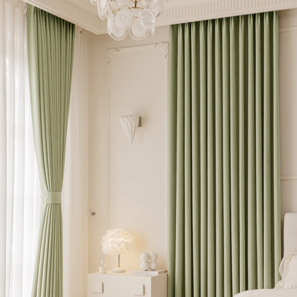 Master Blinds Rideaux Chenille French-Style Luxe-Looking Home Décor Light Luxury Modern A