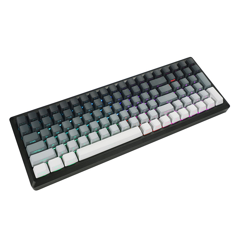 Double couleur Gradient Pbt Dip Teed Positive gravé transparent Oem Keycaps