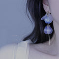 Boucles d'oreilles à effet perle en acrylique
